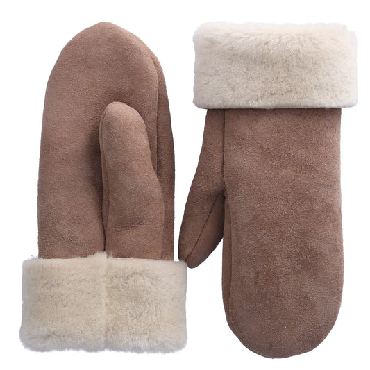 Heitmann Damen Faust-Handschuhe "de luxe" Schwarz oder Natur Gr. S-XL