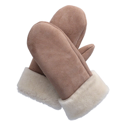 Heitmann Damen Faust-Handschuhe "de luxe" Schwarz oder Natur Gr. S-XL