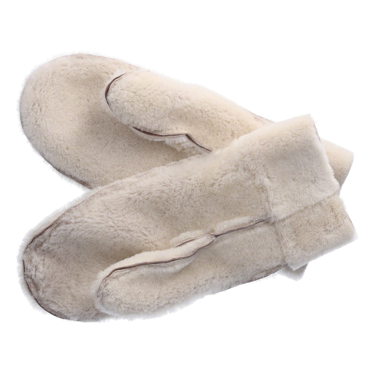 Heitmann Damen Faust-Handschuhe "de luxe" Schwarz oder Natur Gr. S-XL