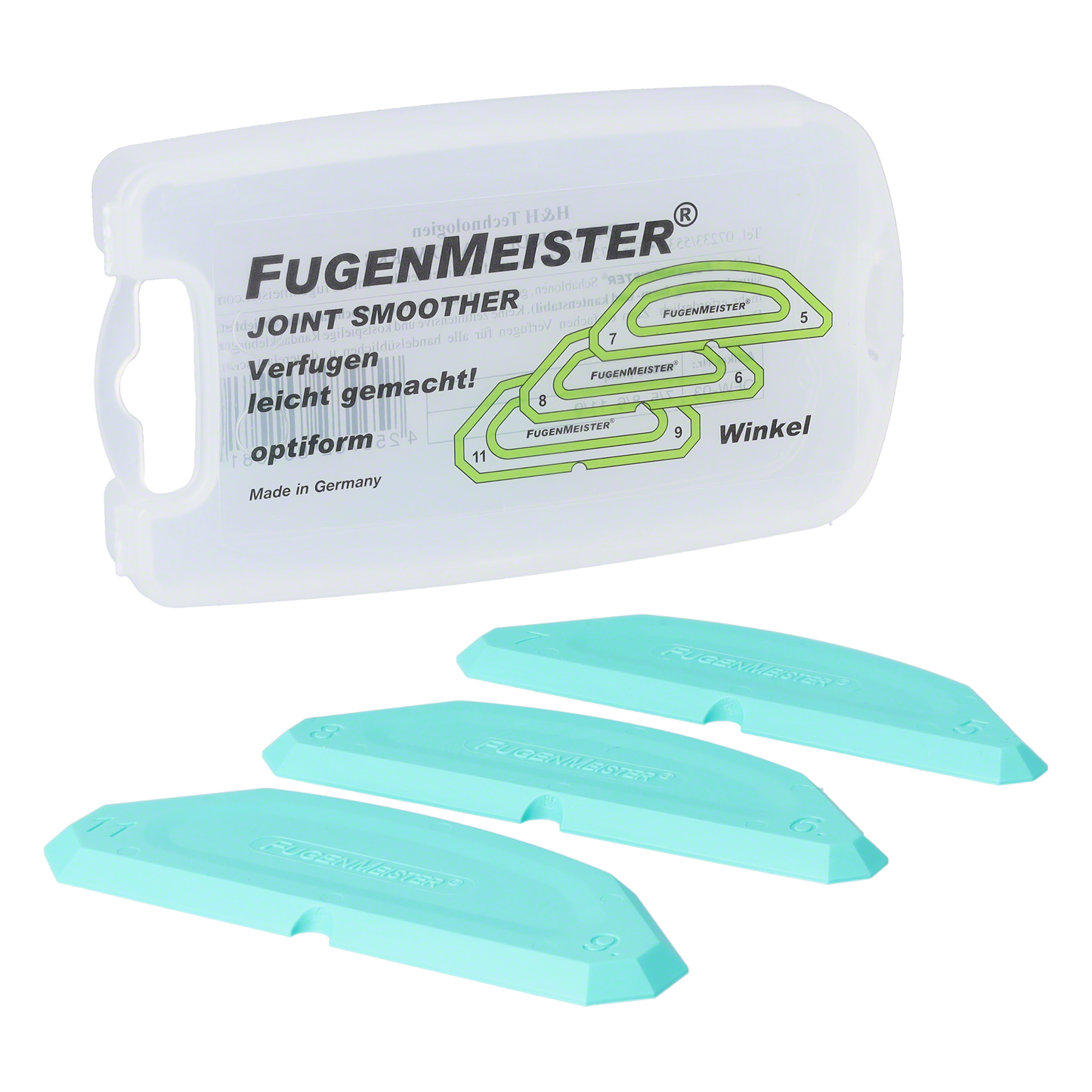 Fugenmeister Schablonensatz - Fugenglätter Winkel