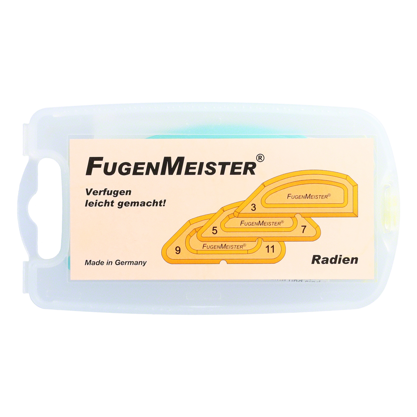 Fugenmeister Schablonensatz - Fugenglätter Radien