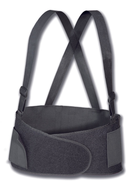 KNEETEK Rückenstützgurt L (80–108 cm) – Stützgurt zur Entlastung der Rückenmuskulatur | Stabilisiert Lendenwirbel & Rückgrat | Ergonomischer Rückengurt für Arbeit, Sport & Alltag