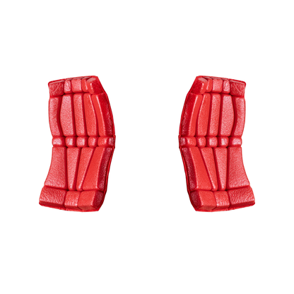 KNEETEK Kniepolster ErgoPad | 2 Stück | rot | optimaler Schutz in Kombination mit Arbeitshose | 248 x 148 x 18 mm | Knieschutzpolster für Klempner, Elektriker, Fliesenleger,