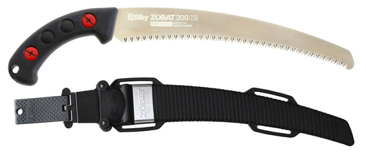 Silky Handsäge Zübat Professional 300mm, 7,5 Zähne/30mm, gebogen – Präzise und effiziente Säge für anspruchsvolle Schnittarbeiten im professionellen Einsatz mit gebogener Klinge für bessere Handhabung
