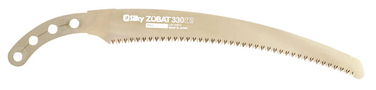Silky Ersatzblatt für Handsäge Zübat Professional 330 mm | 7,5 Zähne/30 mm sehr grob | aggressiv gebogenes Zugsägeblatt mit Haken | passt für Zübat Hand- & Teleskopsägen