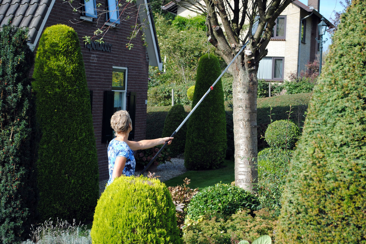 SILKY Zübat Professional Stangensäge 2-teilig 2,0–3,3 m | 330 mm Zugsägeblatt 7,5 Z/30 mm | ovale Alu-Teleskopstange, Doppel-Verriegelung | Gummigriff & Stoßschutz | HookFox optional | Baumpflege