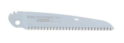 Silky Ersatzblatt für Pocketboy 170 mm – schwarz, Zahnung mittel – Original-Sägeblatt für Klappsäge – 10 Zähne/Zoll – sauberer Schnitt – impulsgehärtet – Made in Japan – Artikel 346-17