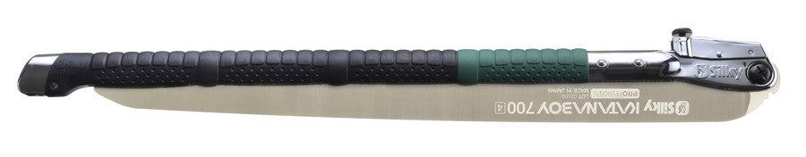 Silky Katanaboy 700mm Klappsäge –  grobe 4 ZpZ Japan-Zugsäge 70 cm Sägeblatt, ergonomischer Softgriff, folding Säge + Transporttasche – ideal für dicke Baumstämme & Forstarbeiten
