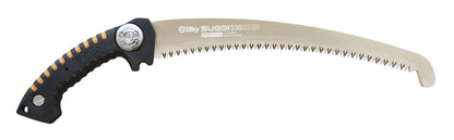 SILKY Profi-Baumsäge Sugoi 330 mm | 6,5 Zähne/30 mm grob | Mirai-Me Verzahnung nachschärfbar | gebogenes Sägeblatt | ergonomischer Gummigriff | präzise Schnitte in engen Astgabeln