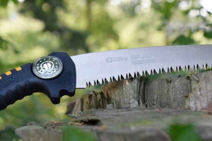 SILKY Profi-Baumsäge Sugoi 330 mm | 6,5 Zähne/30 mm grob | Mirai-Me Verzahnung nachschärfbar | gebogenes Sägeblatt | ergonomischer Gummigriff | präzise Schnitte in engen Astgabeln