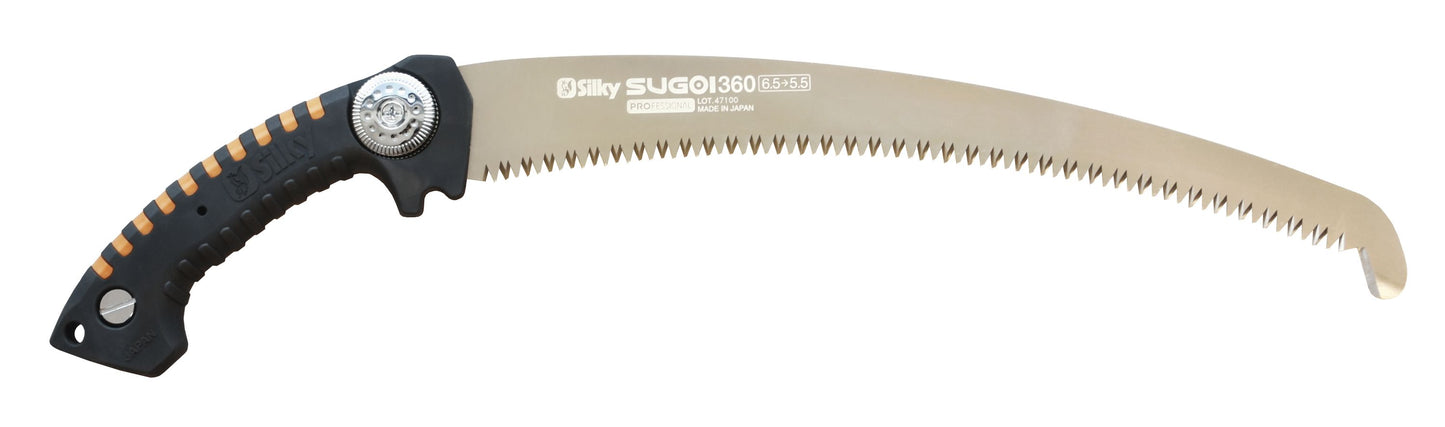 Silky Baumsäge Sugoi 360mm, 6,5 ZpZ grobe Mirai-Me Verzahnung (nachschärfbar)
