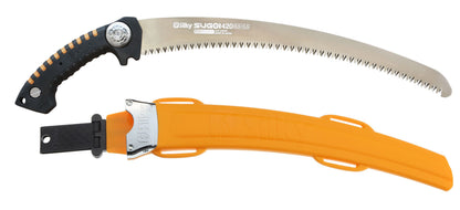 SILKY Profi-Baumsäge Sugoi 420 mm | gebogenes Sägeblatt, 6,5 Zähne/30 mm grob | Mirai-Me Verzahnung nachschärfbar | ergonomischer Gummigriff | präzise Zugsäge für Baumpflege