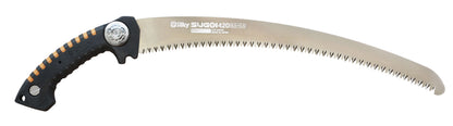 SILKY Profi-Baumsäge Sugoi 420 mm | gebogenes Sägeblatt, 6,5 Zähne/30 mm grob | Mirai-Me Verzahnung nachschärfbar | ergonomischer Gummigriff | präzise Zugsäge für Baumpflege