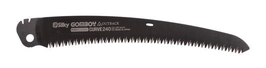 Silky Ersatzsägeblatt für Gomboy Curve Outback 240mm, 8 ZpZ grob, gebogene Klinge als Wechselblatt und Ersatzblatt für die Japansäge, Ersatzklinge