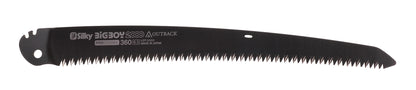 Silky BigBoy 2000 Outback Ersatzblatt 360 mm gebogen, grobe Verzahnung 6,5 ZpZ, Mirai-Me Zahnung für schnelles Sägen von frischem Holz, Original Ersatzklinge für Klappsäge BigBoy