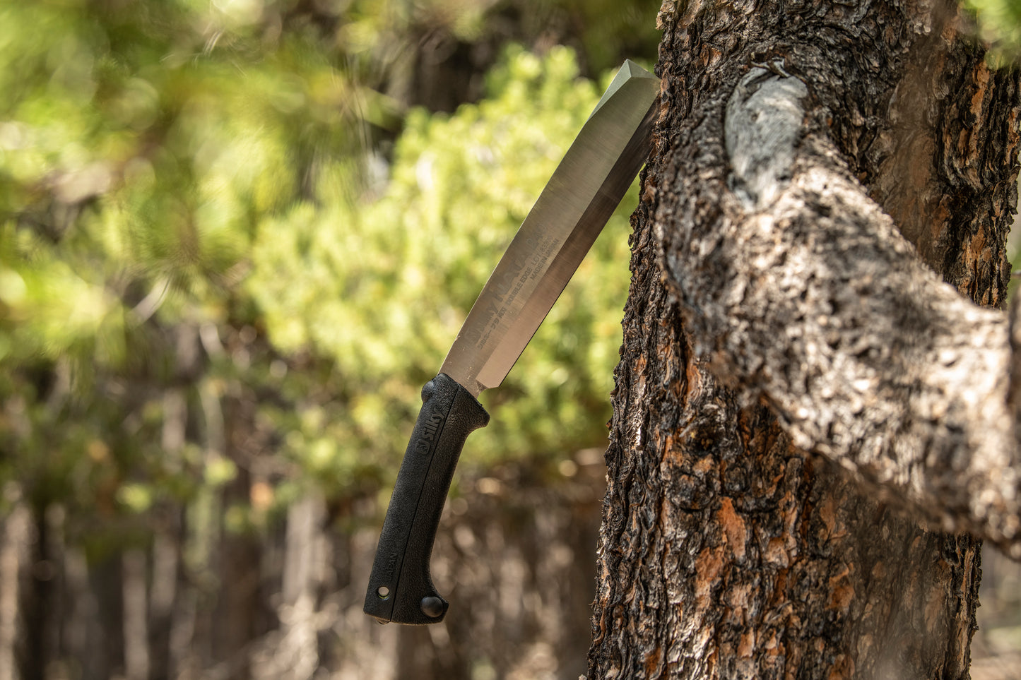Silky Haumesser NATA 210 mm - doppelseitig mit Genki Griff | Eigenschaften eines Beils und eines Messers vereint