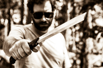 Silky Haumesser NATA 210 mm - doppelseitig mit Genki Griff | Eigenschaften eines Beils und eines Messers vereint