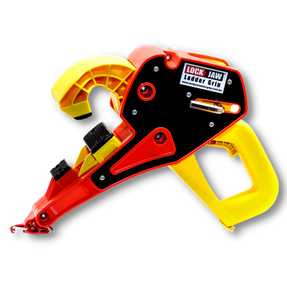 Lock Jaw Ladder Grip Leitersicherungsclip für Dachrinnen, sichere Leiterbefestigung in 5 Sekunden, BG Bau gelistet für Handwerker und Dachdecker