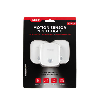 Nebo Motion Sensor Night Light Bewegungsmelder 3er Pack