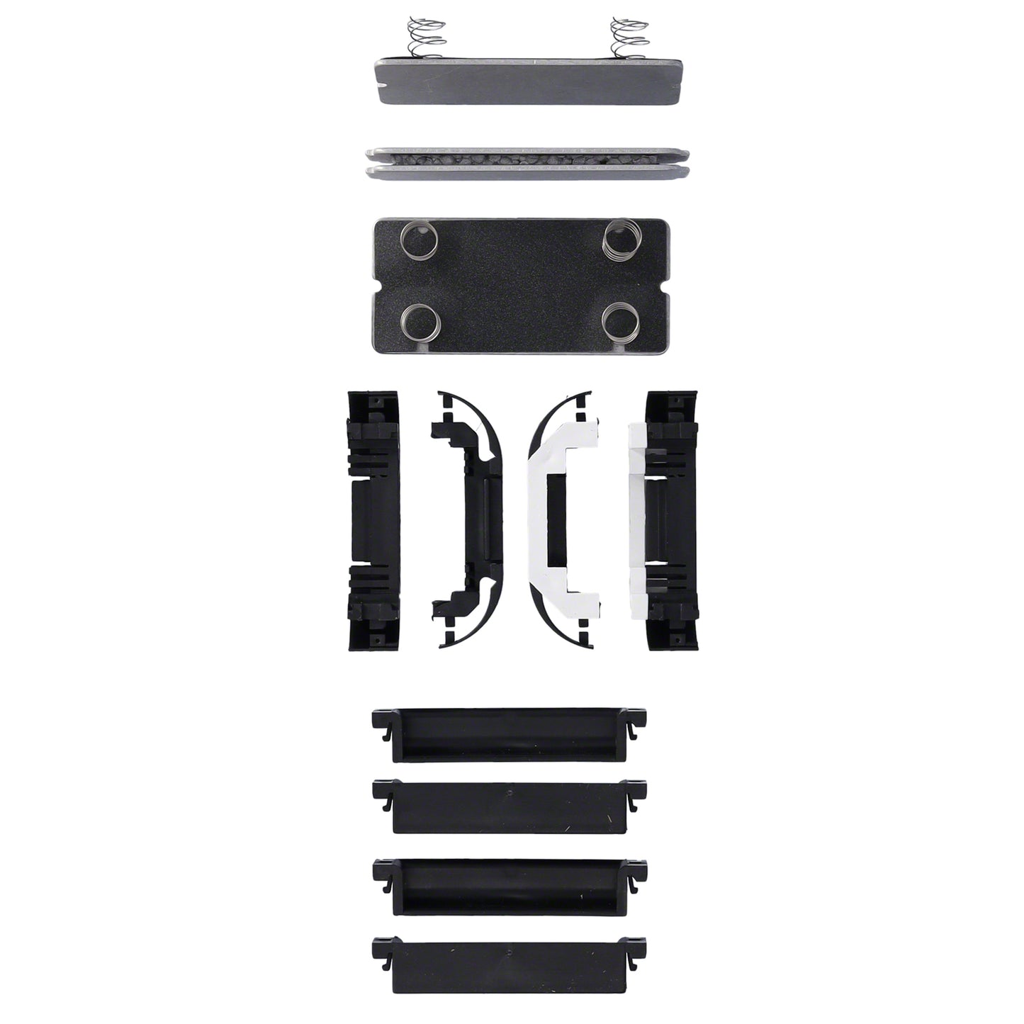 No-Ha NS einseitig oder zweiseitiger Schiebetürgriff für Schiebetüren (Türdicke 27 mm+, 37 mm+, 43 mm+, 48 mm+)