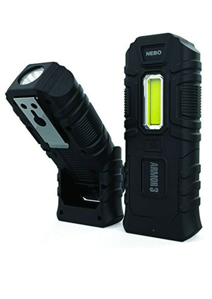 NEBO NB6526 Armour 3 Taschenlampe, Schwarz, 14,5 cm