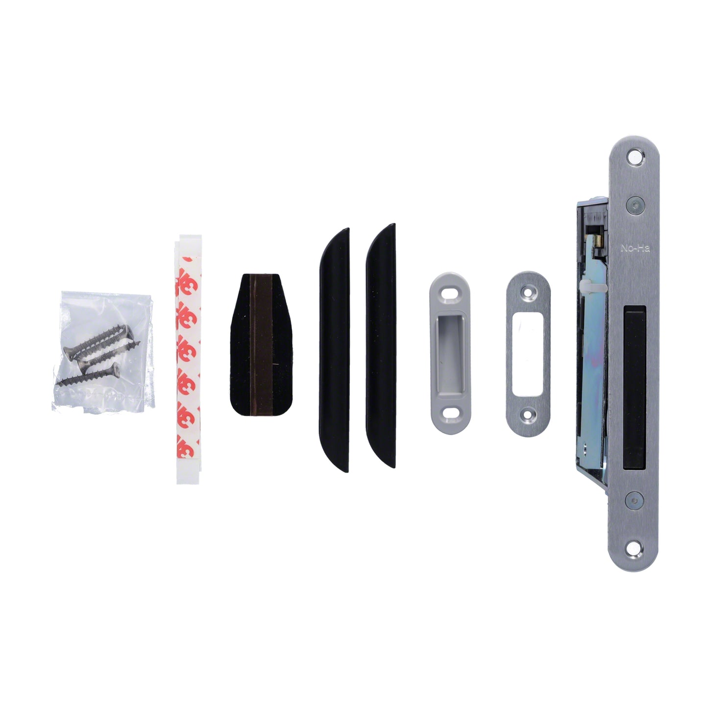 No-Ha® mini 938 | unsichtbarer Türgriff mit Magnetschloss für Drehtüren und weitere | vielseitig, wartungsfrei | Minimalistischer Türknauf passend für Türdicken von 36 mm bis 80 mm