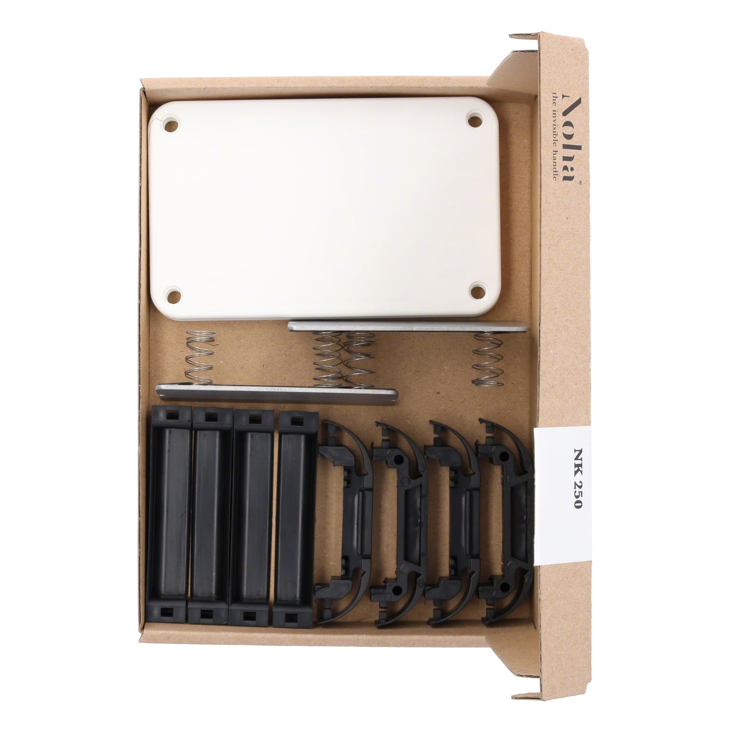 No-Ha NK 250 single für Möbeltüren Schranktüre Türdicke 19mm - 27mm (2 Stück)