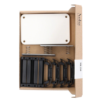 No-Ha NK 250 single für Möbeltüren Schranktüre Türdicke 19mm - 27mm (2 Stück)