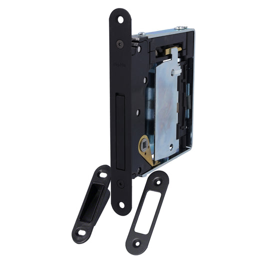 No-Ha mini 937 S5 Magnetschloss mit Verriegelung für Drehtüren, Toilette - kurze Verriegelungsplatte