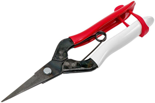 Okatsune 304 Blumenschere – Rasiermesserscharfe Mekiri Basami aus japanischem IZUMO YASUGI-Stahl – ultraleicht, ergonomisch, präziser Schnitt – ideal für zarte Pflanzentriebe