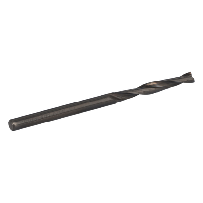 Vollhartmetall Fräser 4x15x50mm S=4mm mit 2 positiv spiralgenuteten Schneiden Z2 Rechtslauf