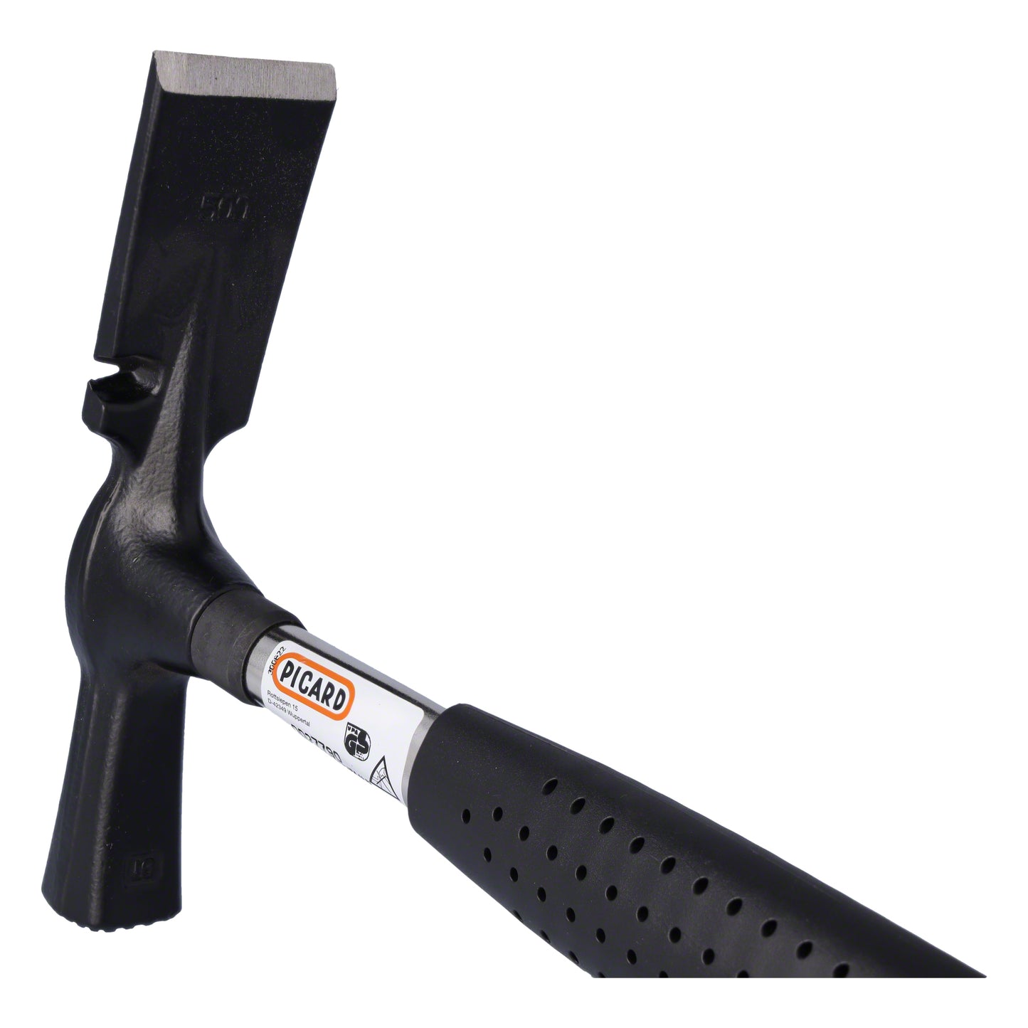 Picard Maurerhammer in Berliner Form mit Spezialgriff 500g Kopfgewicht