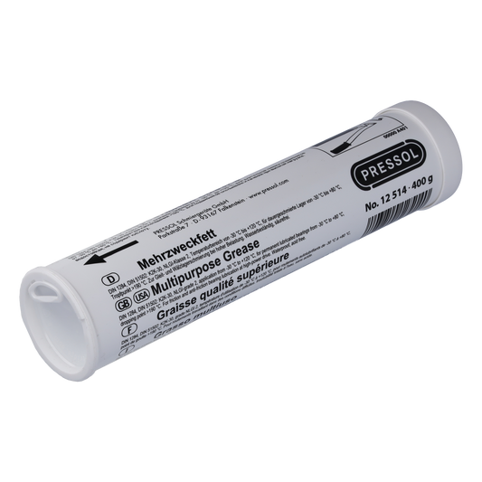 Pressol Fettkartusche-420 ml-mit integriertem Fettfolgekolben-Mehrzweckfett-NLGI 2