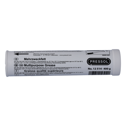 Pressol Fettkartusche-420 ml-mit integriertem Fettfolgekolben-Mehrzweckfett-NLGI 2