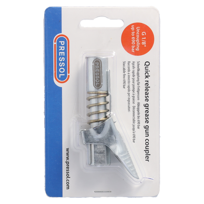 Pressol G-Kupplung Fettpressenmundstück, G 1/8'' | Geeignet für alle gängigen Fettpressen-Typen