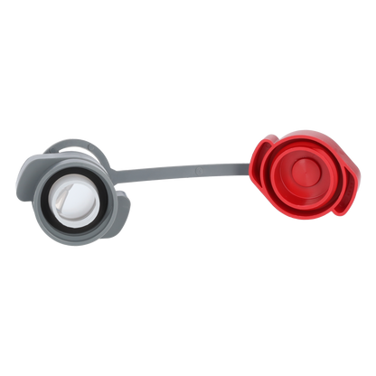 Pressol Flexibles Auslaufrohr, Verschlusskappe-rot, Für Wasserkanister, stapelbar, Für Kraftstoffkaniste, Mit FKM-Dichtung