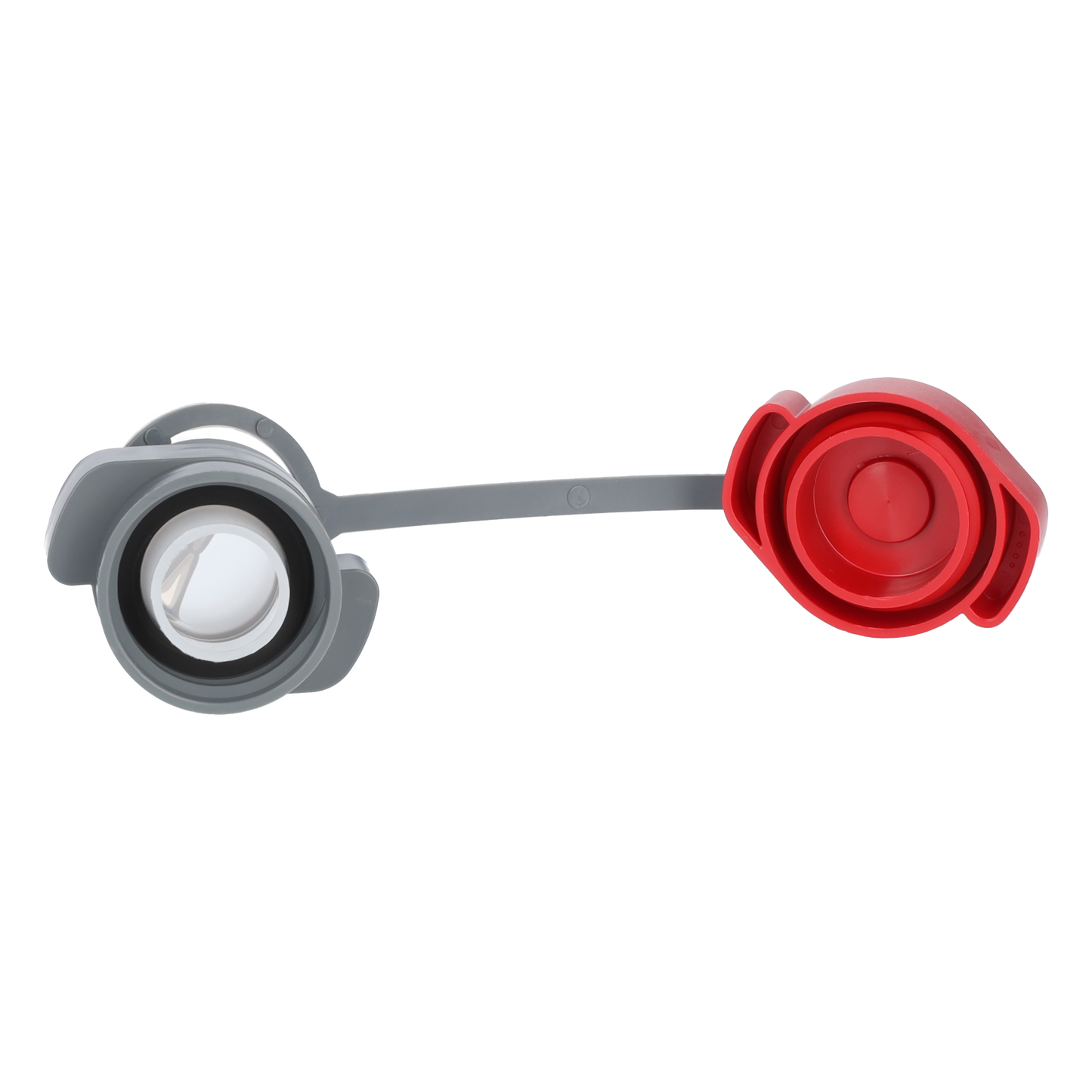 Pressol Flexibles Auslaufrohr 20mm, Verschlusskappe-grau für Wasserkanister Rohr weiss Länge 245mm