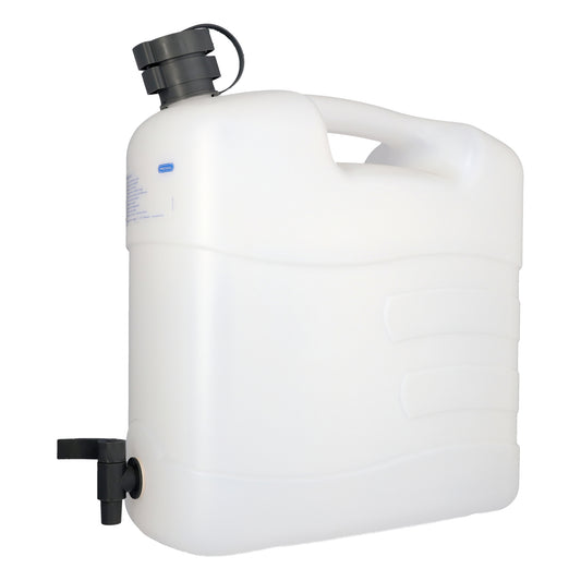 Pressol Wasserkanister-10 Liter aus Polyethylen | Lebensmittelecht | für Trinkwasser und flüssige Lebensmittel | flexibles Auslaufrohr mit integrierter Entlüftung