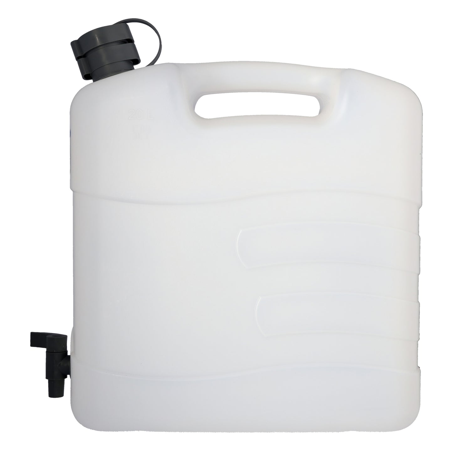 Pressol Wasserkanister-20 Liter aus Polyethylen | Lebensmittelecht | für Trinkwasser und flüssige Lebensmittel | flexibles Auslaufrohr mit integrierter Entlüftung |