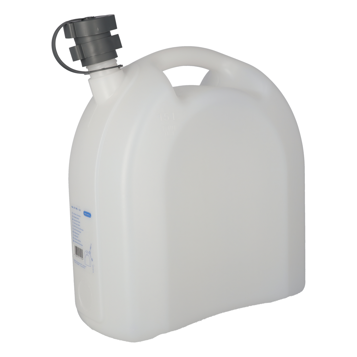 Pressol Wasserkanister-20 Liter aus Polyethylen | Lebensmittelecht | für Trinkwasser und flüssige Lebensmittel | PE-Ablasshahn+Auslauf flexibel