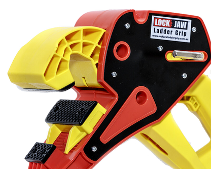 Lock Jaw Ladder Grip Leitersicherungsclip für Dachrinnen, sichere Leiterbefestigung in 5 Sekunden, BG Bau gelistet für Handwerker und Dachdecker