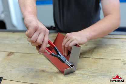 Spengler Rundzange 260 mm mit langen Spitzen | Induktiv gehärtet & durchgesteckt | Zahnung & 65 mm Einstecktiefe | Profi-Zange für Blechbearbeitung & Handwerk