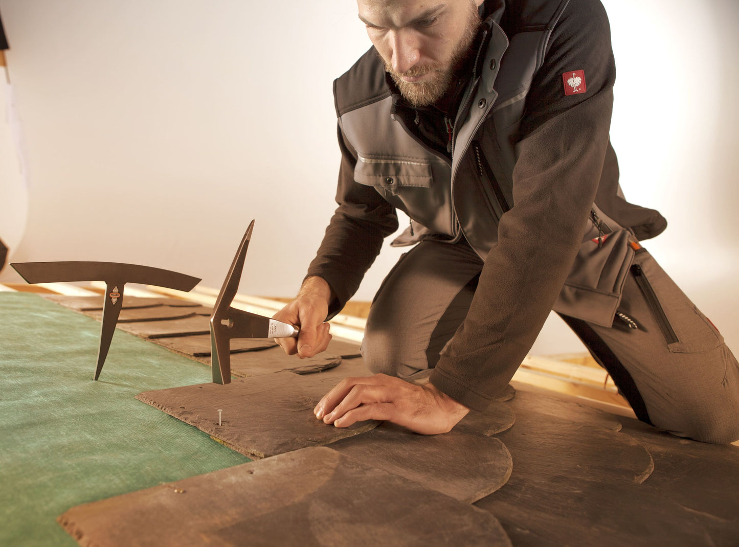 Picard Schieferhammer französische Form für Rechtshänder 650g