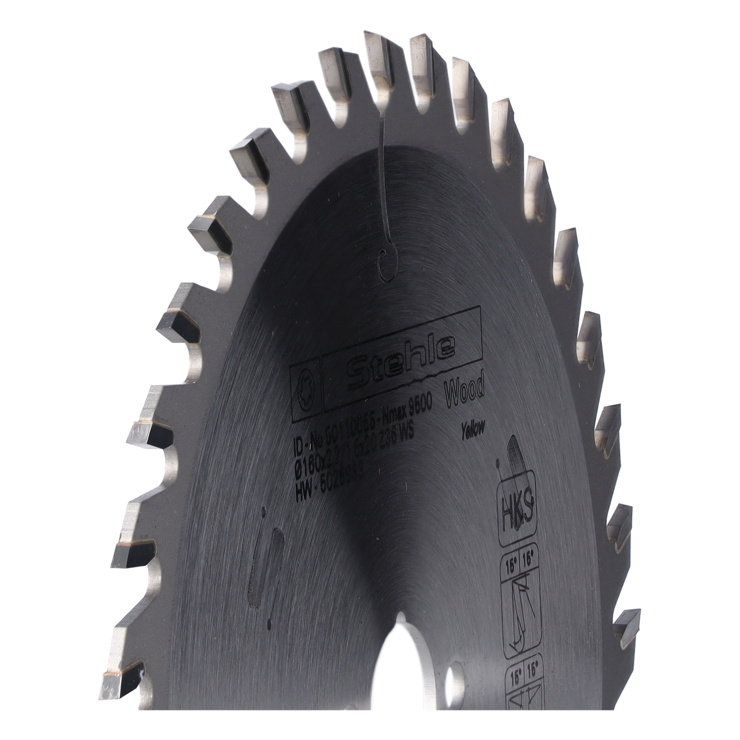 Stehle HW HKS Board Handkreissägeblatt 160x2,2/1,6x20 mm Z36 WS für Längs- und Querschnitte in Holzwerkstoffen, Hartmetall TC10, für Handkreissägen sowie Kapp- und Gehrungssägen