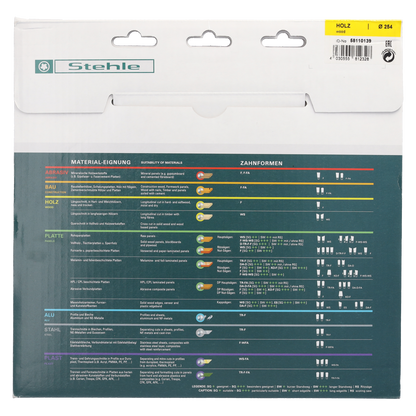 Stehle HW K+G negativ Kapp- & Gehrungssägeblatt 254x3,2x30mm Z=80 WS