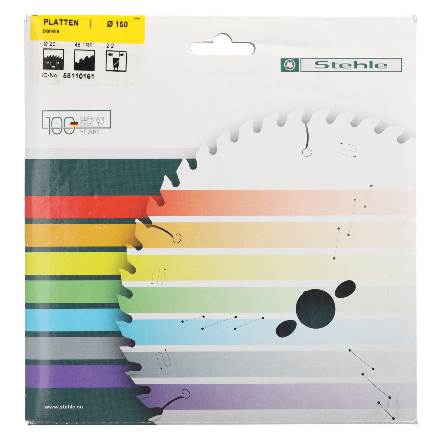 Stehle TRF Formatkreissägeblatt 160x2,2x20mm Z=48