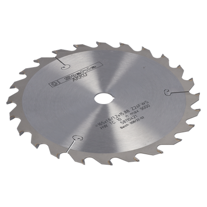 Stehle HW Handkreissägeblatt 165x1,6/1,2x15,88mm Z=24