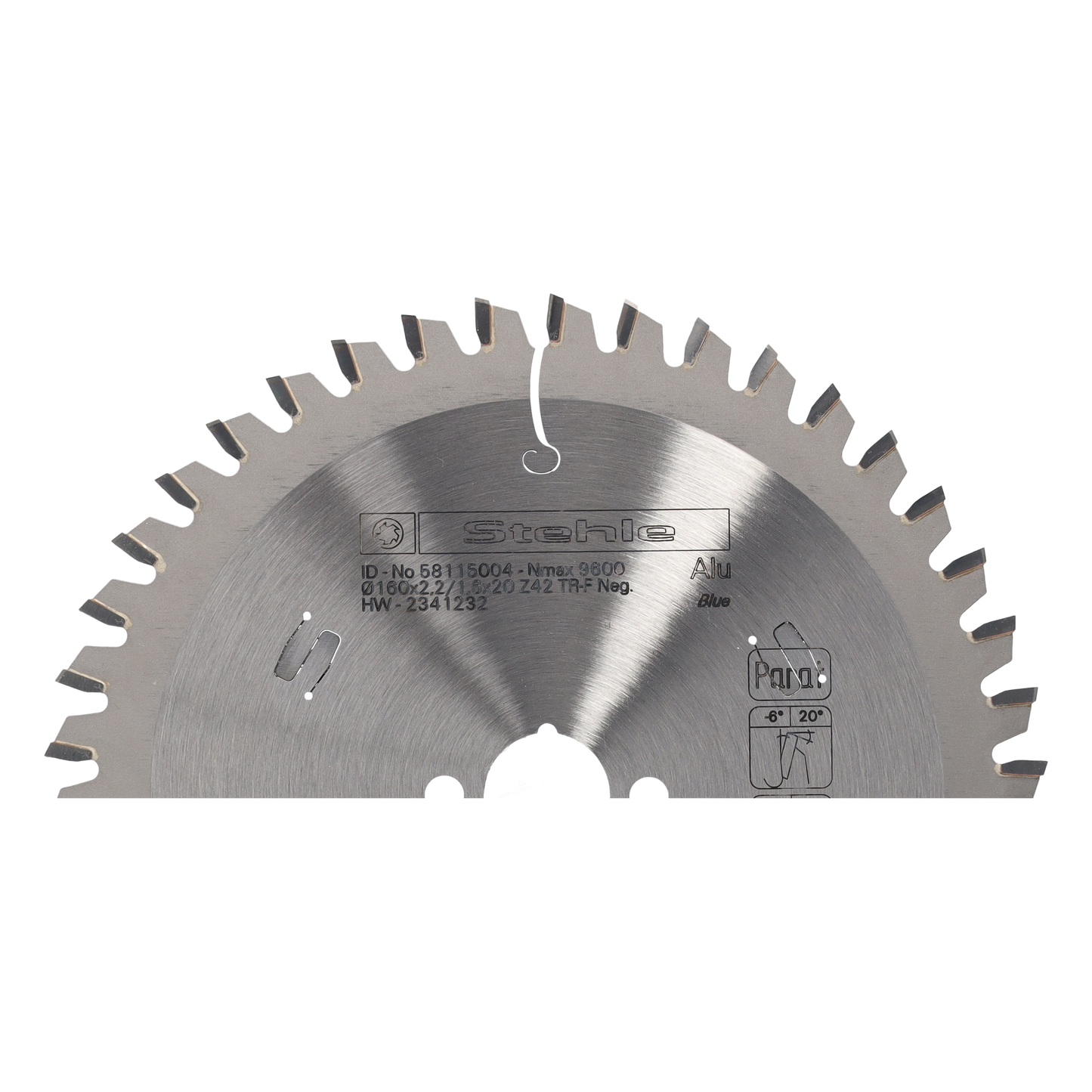 Stehle HW Parat Handkreissägeblatt 160x2,2x20mm Z=42 TR-F negativ