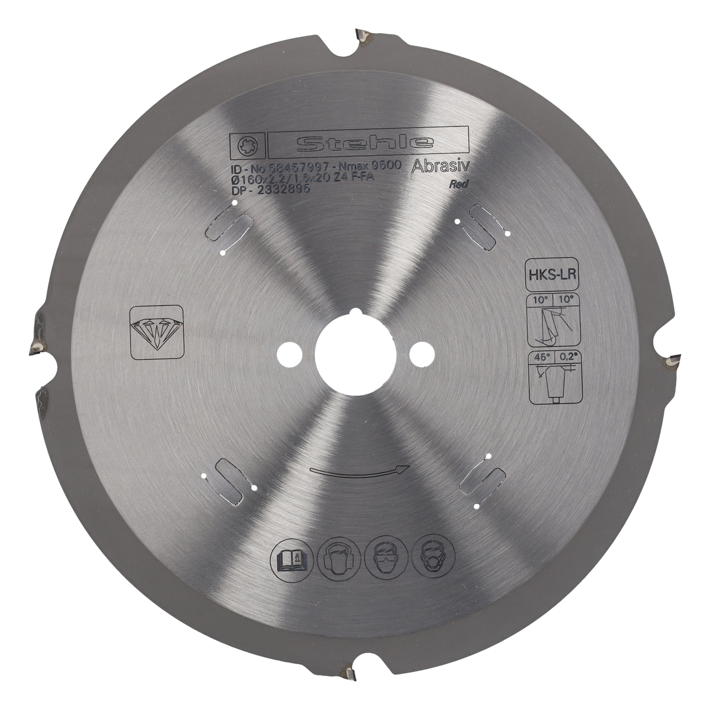 Stehle DP HKS-LR Diamant-Handkreissägeblatt 160x2,2x20mm Z=4 F