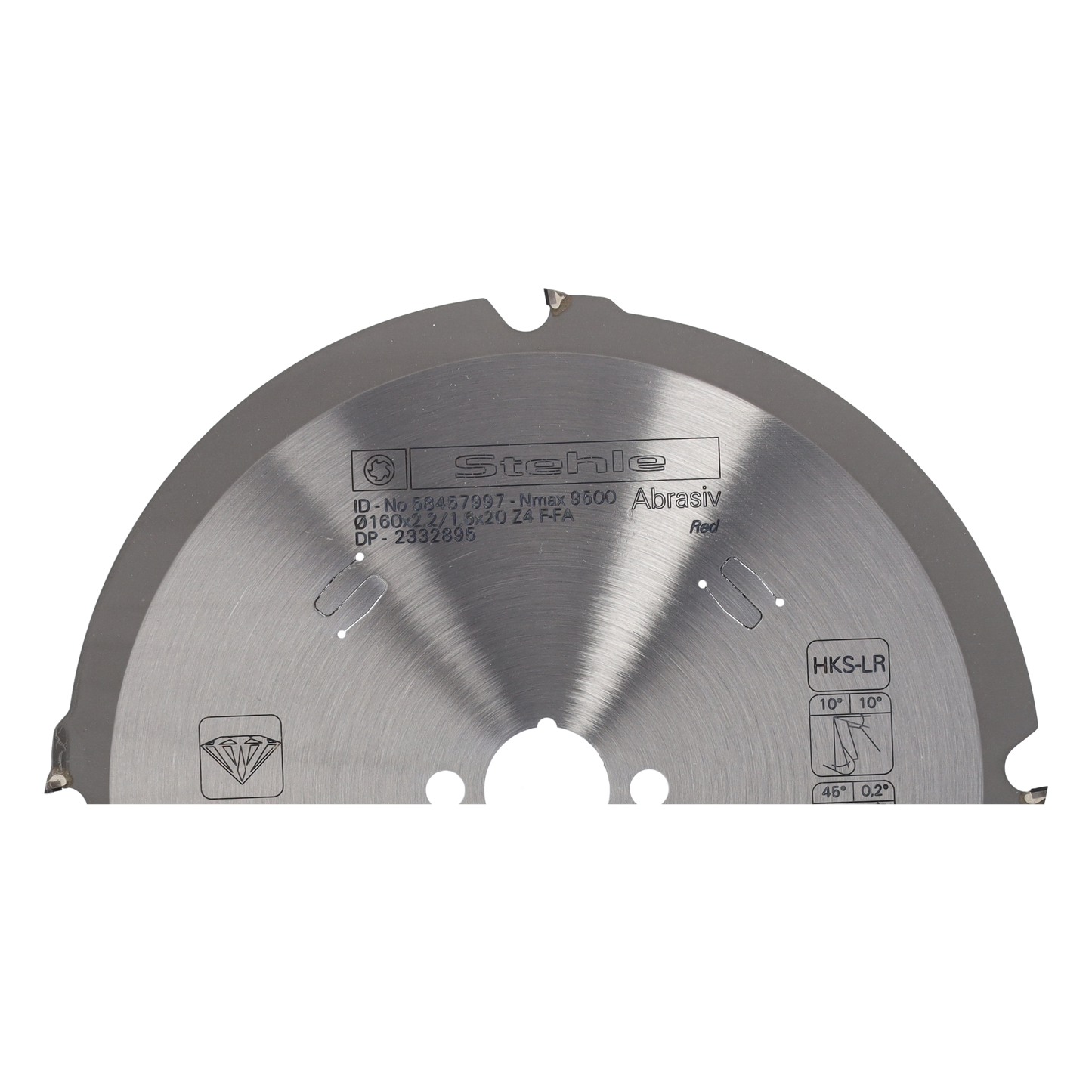 Stehle DP HKS-LR Diamant-Handkreissägeblatt 160x2,2x20mm Z=4 F